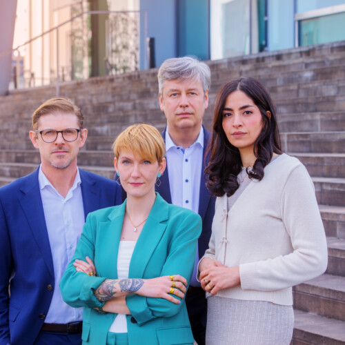 Matthias Ecke, Sophie Koch, Albrecht Pallas und Rasha Nasr (Foto: Amac Garbe)